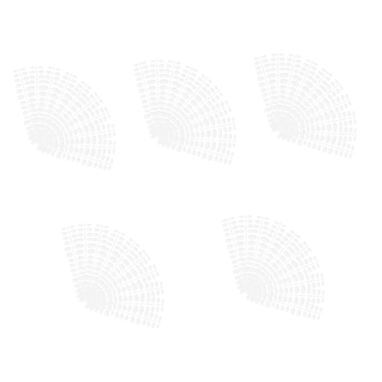 minkissy 50fogli Punte Per Unghie Artificiali Per Pedicure Decorazione Completa Per Unghie Piedi Per Manicure Fai Da Te Varie Facile Da Applicare e Rimuovere