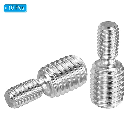 PATIKIL M5x10mm to M8x10mm Double End Threaded Stud Screw Bolt - Image 3