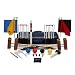 Uber Games 9 Wicket Croquet Set - Championship - 4 Player
