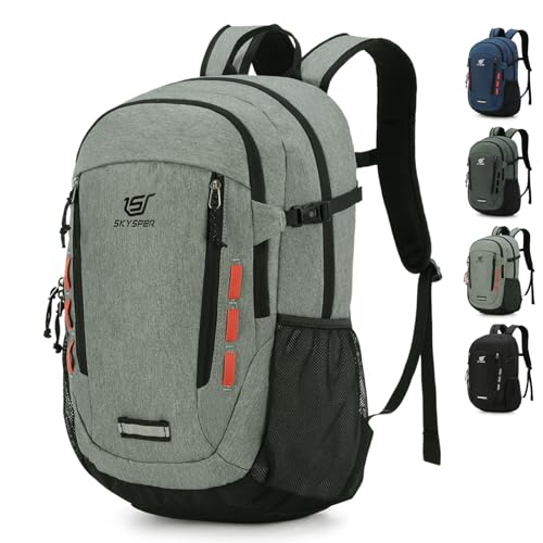 SKYSPER 30L Hiking Backpack 17.3inch Laptop Backpack Water Resistant Computer Day Pack for Business Work Travel College School Men Women