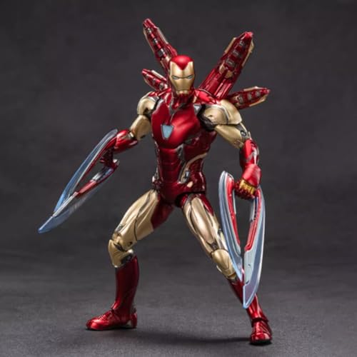 Image of ZD Box Toys Collectible Action Figure Full Box Set: Anniversary Series Non-Luminous Version 1:10 Scale Super Hero (MK - Iron Mark 85)