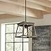 Briarwood Collection 1-Light Coastal Mini-Pendant Light Antique Bronze