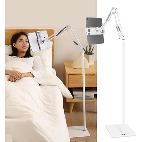 BEYGIH Sturdy Tablet Floor Stand for All Devices Cover