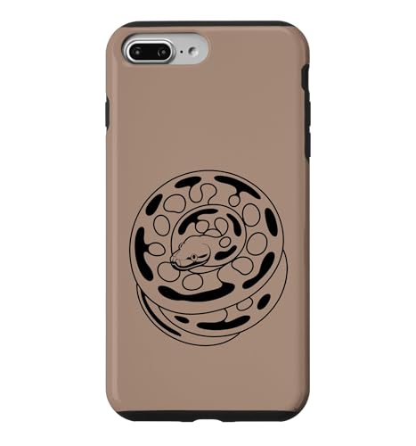 Ball Python Keeper �X�l�[�N�V���G�b�g - �u���E�� �X�}�z�P�[�X iPhone 7 Plus/8 Plus �p