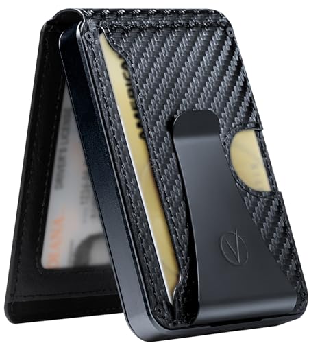 Image of Vantamo Premium Wallet for Men with Money Clip & Card Holder, Compact & Slim Wallet with RFID, 8-12 Cards, Perfect Gifts for Men