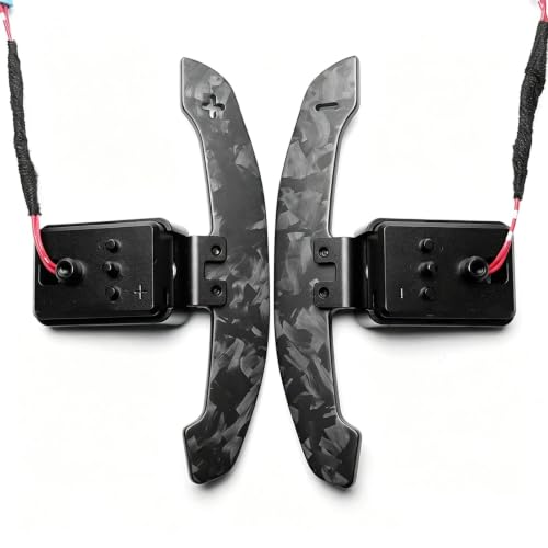 �X�e�A�����O�z�C�[�� Compatible With For 5 Series G30 G38 7 Series G11 G12 4mm �J�[�{���t�@�C�o�[�� �}�O�l�b�g���p�h���V�t�g �X�e�A�����O�z�C�[���p�V�t�g�p�h��