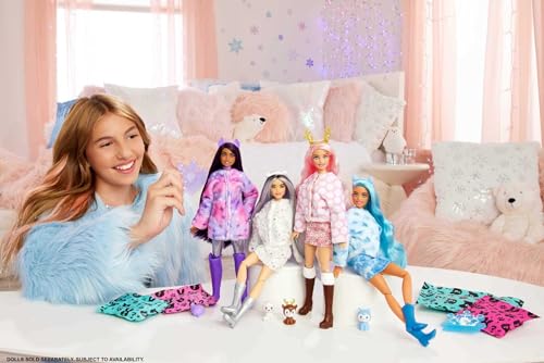 Muñeca Barbie Cutie Reveal con disfraz de oso polar y sorpresas miniatura 2