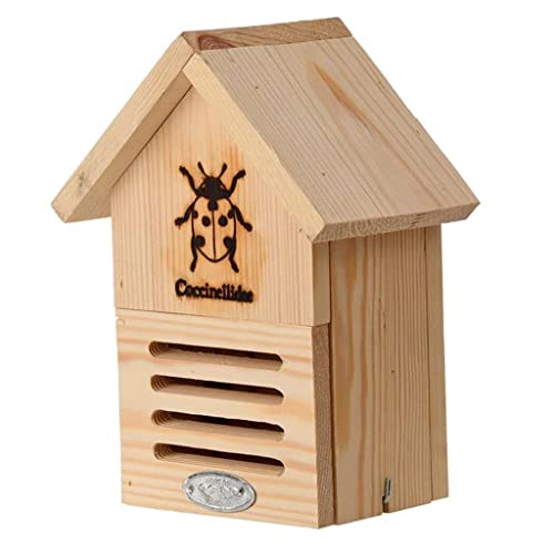 ESSCHERT Design USA 6.7\" X 4.8\" X 9\" Wooden Butterfly House
