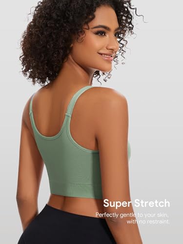 Image of Angelhood Women's Non-Padded Minimizer Sports Nursing Bras Wirefree Full Coverage Large Bust Light Support Sport