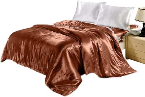 Housse de couette soie de mûrier lit double vert olive pour des nuits de douceur - 5