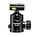 Produktbild Mantona Onyx 12 Kugelkopf (M1-3612A) Arca-Swiss kompatible Schnellwechselplatte 50 mm, professionelle Verarbeitung für DSLR, spiegellose Kamera, Systemkamera, Digitalkamera, Camcorder schwarz
