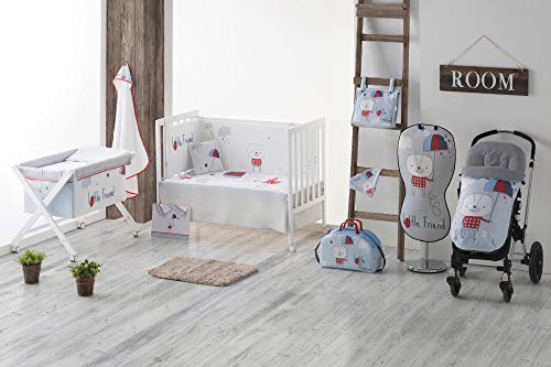 Parure de lit PEKEBABY TRIP en coton Little voiture - 3