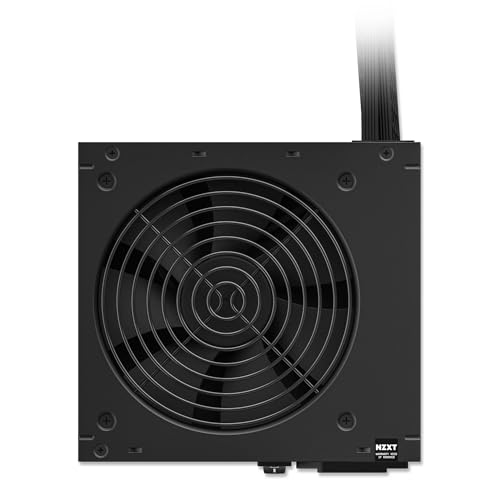 NZXT Fuente de Alimentación C750 Bronce - 750 Vatios - PA-7B2BB-UK - Certificado 80 Plus Bronce - Diseño No Modular - Ventilador FDB de 120 mm - Cables Principales con Manga Negra Mate - Negro