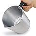 EricX Light Candle Making Pouring Pot,2 pounds,Double Boiler Wax Melting Pot,Dripless Pouring Spout & Heat-Resisting Handle Designed,Aluminum Construction Candle Making Pitcher
