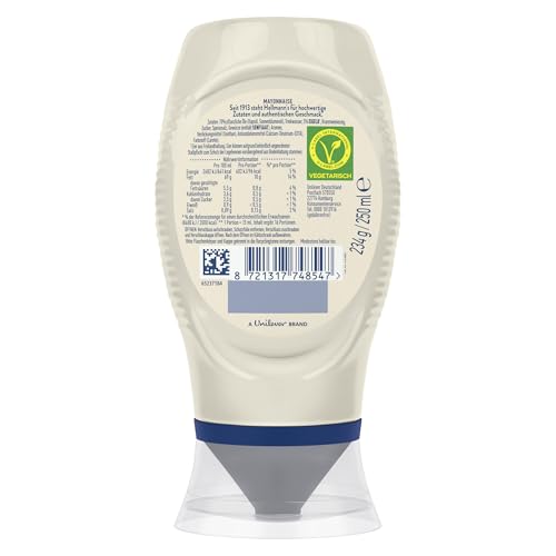Hellmann's Mayonnaise Die Cremige besonders cremige Mayo mit Freilandeiern 250 ml