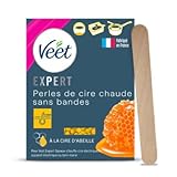 Dermatológicamente probado Veet Epilation Perles de Cire Chaude - Cire d\'abeille 100% naturelle - 230 g