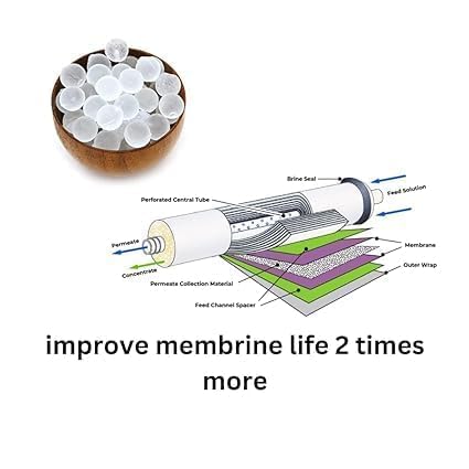Image of FILOX Antiscalant Balls for RO (30 Pcs, White) | Hard Water Treatment | Prevents Scale | Converts Hard to Soft Water | for Home RO Purifiers