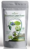 Blueberry Matcha Green Tea Powder - ECO NAVA - Certified USDA Organic - GMO FREE - 100% Natural - Pr