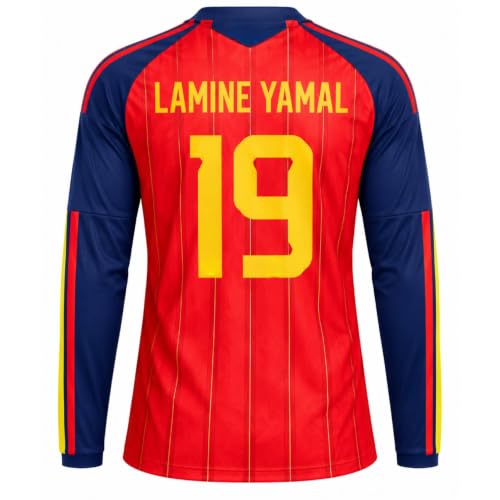 Image of New Spain Away 2026 Jersey Lamine Yamal Jersey for (Kids,Boys and Men)