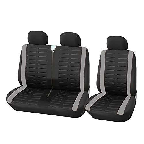 Housse de siège voiture 2+1 robuste en tissu lavable pour banquette de fourgon