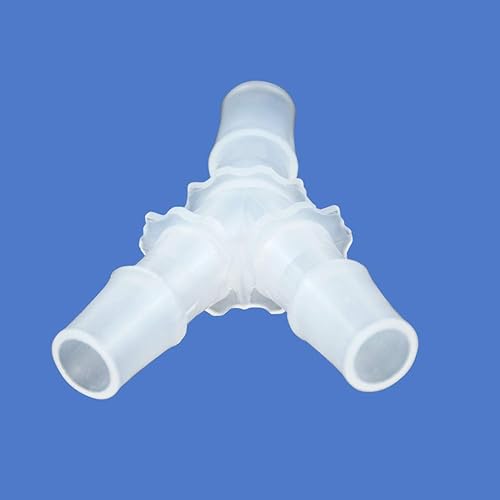 Miniatura 5 de Quickun 38" manguera de púas iguales en forma de Y 3 vías empalmador de juntas de plástico empalmador adaptador Unión para tubería de línea de aire