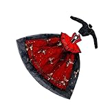 DYNWAVE 1/3 BJD Doll Princess Dress Oufit Dress up Photo Props Cute for Little Girls Gift Doll Clothing Costume for 23.62 inch Dolls, Red