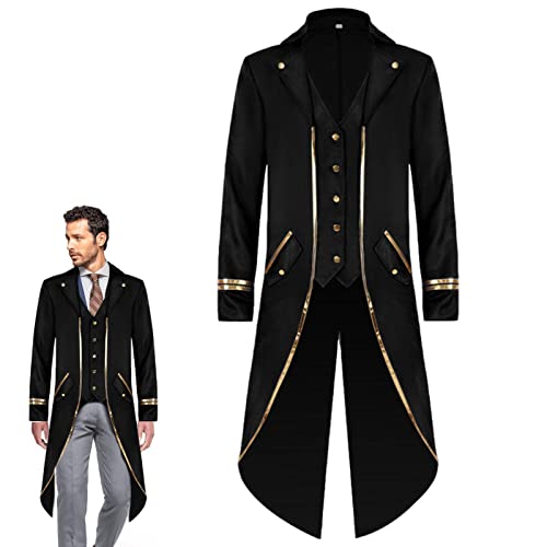 Traje de Casaco de Halloween - Adereços Cosplay Traje Cosplay Traje de Dia das Bruxas Medieval,Casac