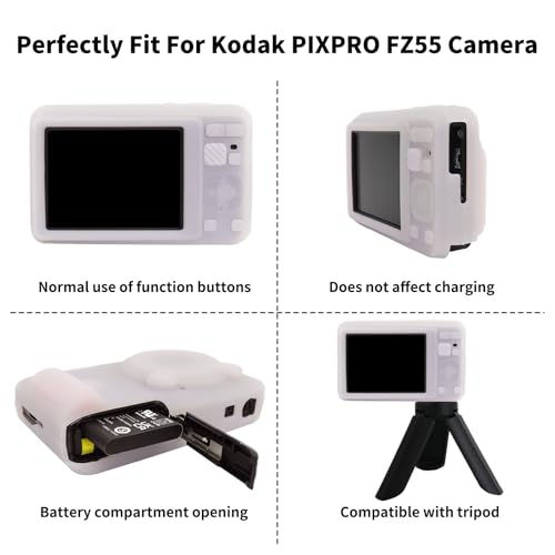 Funda de silicona para cámara Kodak PIXPRO FZ55 miniatura 2