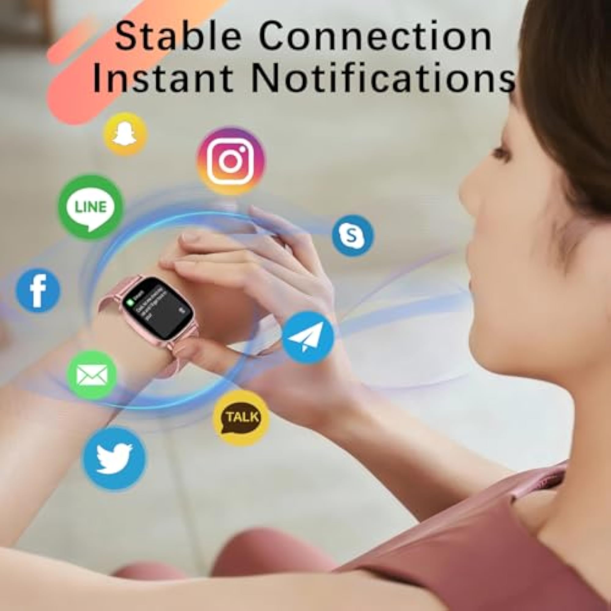 Women's Smart Watch with HD Screen, Stylish Gift