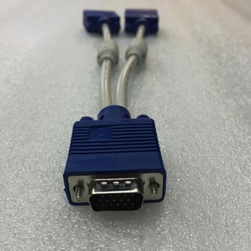 Adaptador divisor VGA de cobre con transmisión estable para conectar dos monitores 5