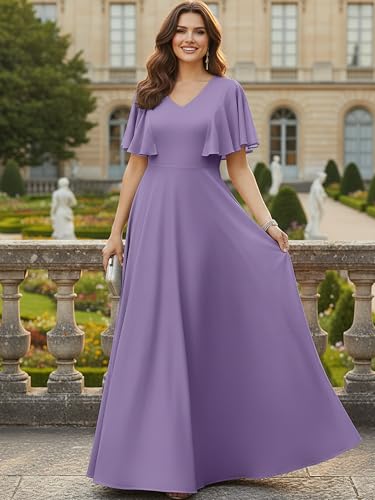 Image of KOH KOH Womens Long Elegant Bridesmaid Evening Cocktail Modest Maxi Dress
