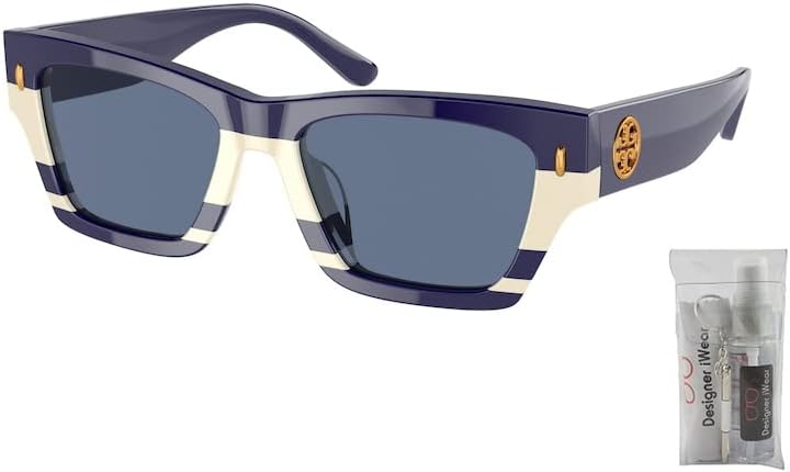 Tory Burch TY7169U Rectangular Sunglasses for Women +BUNDLE with ACCESSORY EYEWEAR KIT - Image 2