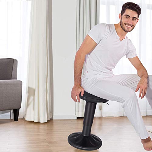 Image of Casart Wobble Adjustable-Height Chair Active Learning Stool Sitting Balance Chair for Office Stand Up Desk