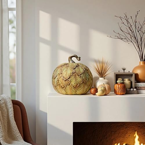 DiliComing Artificial Fake Pumpkin Fall Decor - 5.9'' Table Centerpiece by DiliComing - Used condition - Image 7