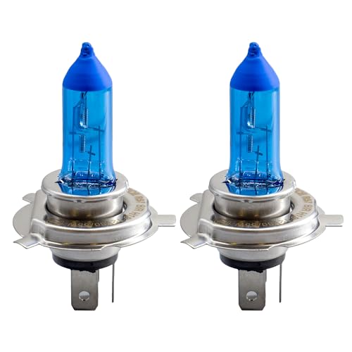 Simoni Racing Halogen Birnen ’Blue Ice Racing’ H19 (PU43T-3) (4200K) 12V/60-55W, Satz à 2 Stück ECE-R37