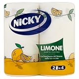 Le papier texturé gaufré super résistant est décoré avec de joyeux motifs de citrons qui apportent la vivacité et la chaleur du style méditerranéen à chaque repas