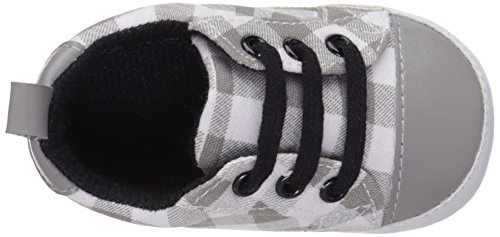 Luvable Friends Unisex Baby Crib Shoes, Gray Plaid, 0-6 Months #TOP7