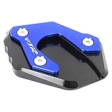 Matériau : le support de jambe de trépied de moto est fabriqué en aluminium CNC, avec une dureté élevée, une taille stable, une capacité de charge élevée et une forte ténacité, offrant un support solide pour votre moto.