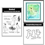 Rxuiael 2025-2026 Stamps and Dies Sets for Card Making, DIY Various Festivals for Autumn,Thanksgiving,Christmas,Halloween,Birthdays Greeting Card Dies and Stamps