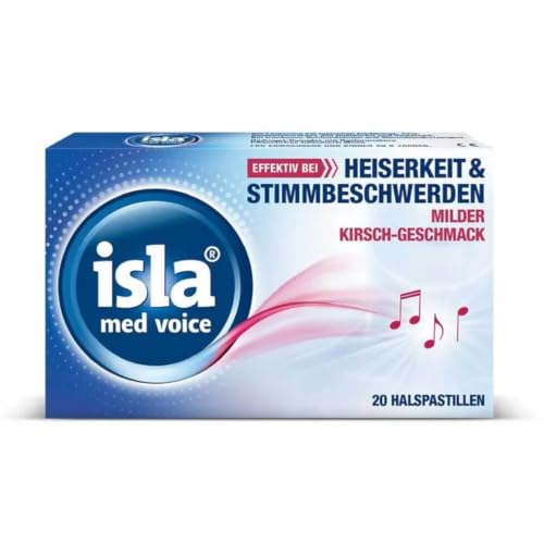 isla med voice milde Kirsche Halspastillen 20 St. Pastillen