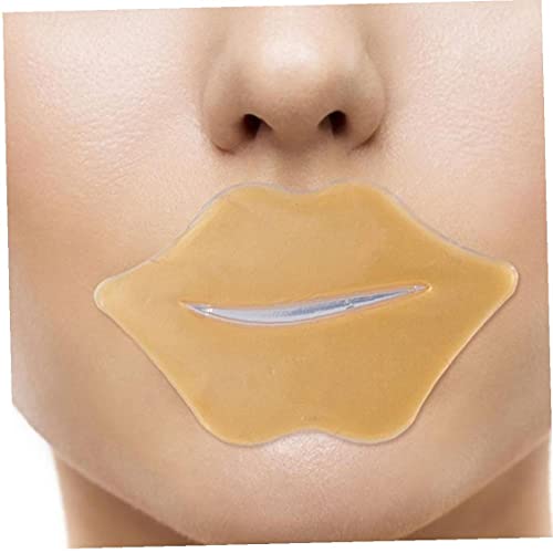 Lipverzorging Patches Collageen Crystal Exfoliating Lip Moisturizer Droog Lip Nourish Golden 15pcs, Facial Face-Cover - Afbeelding 4