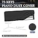 Musiin 73 Keys Keyboard Dust Cover Compatible with KORG KRONOS 3 61Keys, VOX Continental 73 BK, Grandstage 73, Nord Piano 5 73, Stage 4 73, Luxury Chinlon Anti-dust & Scratch-proof, Smooth Touch