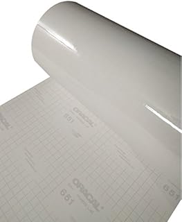 ORACAL 651 Clear Transparent Glossy Permanent Adhesive Vinyl (12" x 10ft)