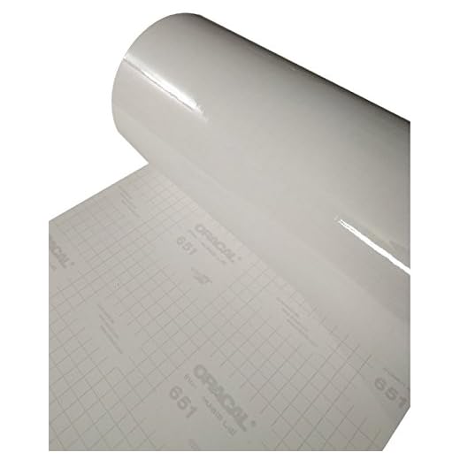 Oracal 651 Glossy Permanent Vinyl 12 Inch x 10 Feet - Transparent (Clear)