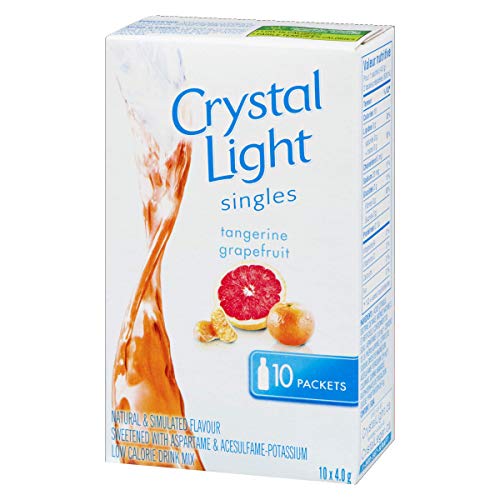 Crystal Light Singles Tangerine Grapefruit 40G 10 Servings Imported From Canada #TOP2