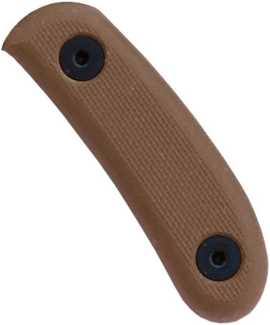 ESEE Candiru Knife Handle Scales, Compatible with Fixed Blade Hunting Knife, Camping Knives Grip Upgrade for Survival, Tactical, Hiking & Outdoor Use, Cool Gifts for Men (Coyote Brown G10)