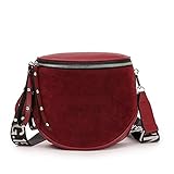Geschlecht:Frauen Jaipur Home Kleine UmhäNgetaschen FüR Damenmode，UmhäNgetaschen FüR Damen Beuteltaschen UmhäNgetaschen，HalbkreisföRmige SäTtel FüR Damenhandtaschen 22x8x18cm red