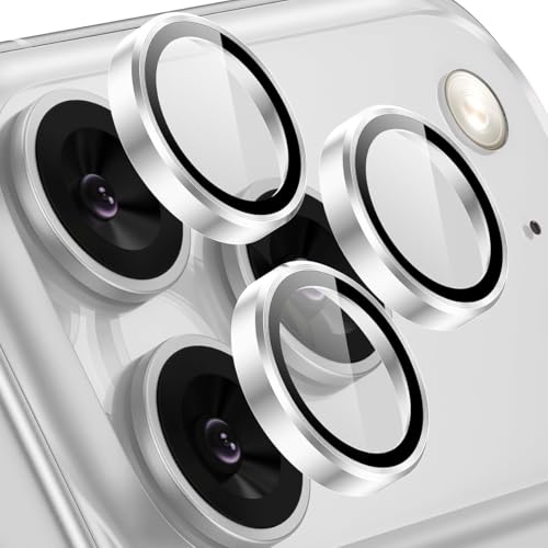 Jurqqer for iPhone 17 Pro �J���������Y�ی�J�o�[ 9H�����K���X �A���~�����t���[�� �R�p�K�i�ϏՌ� ���^�����E�����ߎʐ^ �h�� ���˖h�~ 1�Z�b �V���o�[