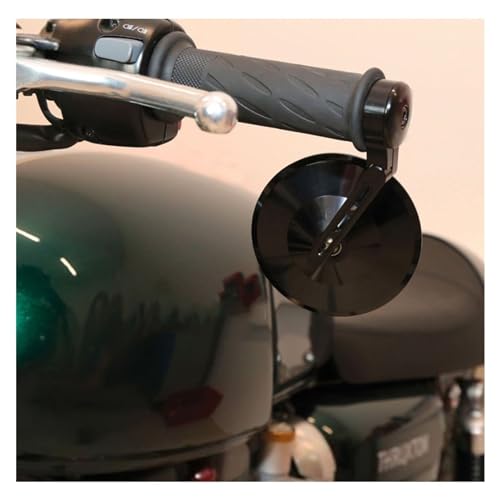 Espejos universales para extremo de barra de aluminio anodizado de moto 6
