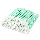 LYDODOKA 200 Pcs Cleaning Swab Stick, Dust Free Cleaning Sponge Tip, 4.8 Inch Double Sided Industrial Cotton Swabs for Camera Lense, lectronic Equipment, Car Detailing, Lab Equipment
